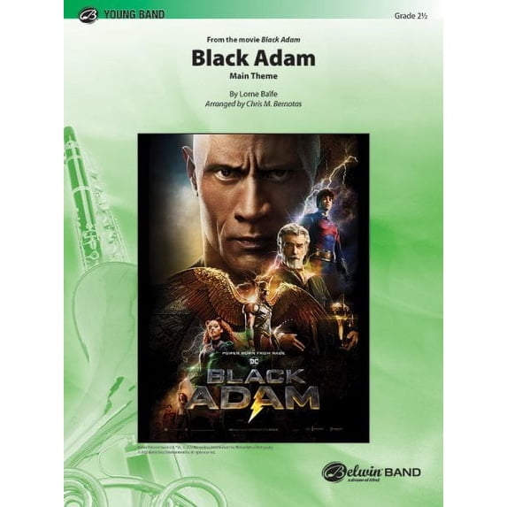Pop Young Band: Black Adam: Main Theme, Conductor Score & Parts (Other)