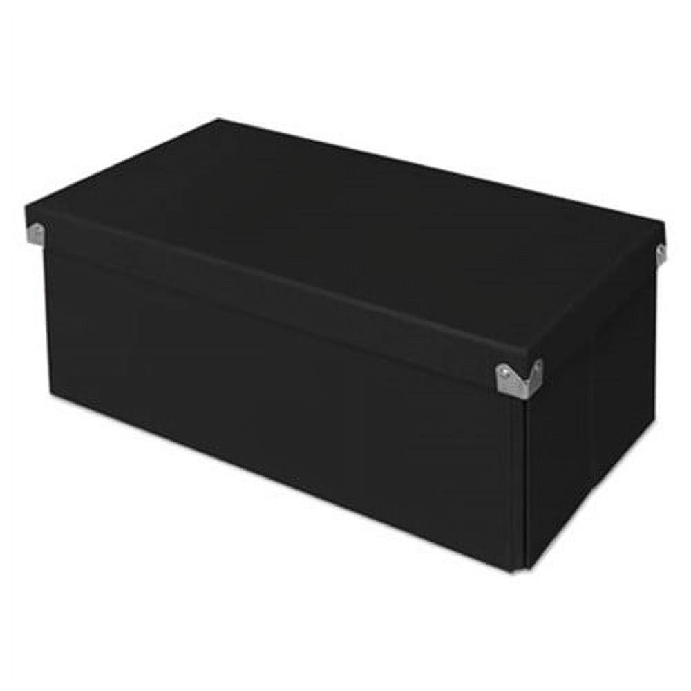 Pop n' Store Decorative Box, 8.25 x 15.5 x 5.93, Black