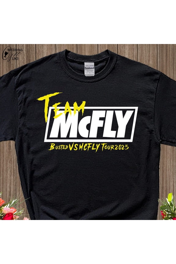 Pop rock Tshirt, Busted vs McFly party Shirt, McFly T Shirt, Friends Lover Gift Shirt, Team Tour 2025 T Shirt, Concert Announced Tshirt
