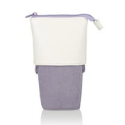 Pop up Pencil Case, EEEkit Stand up Pen Pouch Durable Telescopic Pencil Holder Bag for School