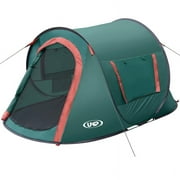Pop-up Tent, 2 Person Camping Tent,Instant Portable Beach Tent,Easy Pop Up Shade Tents 2 Doors for Camping Hiking & Traveling with Carrying Bag