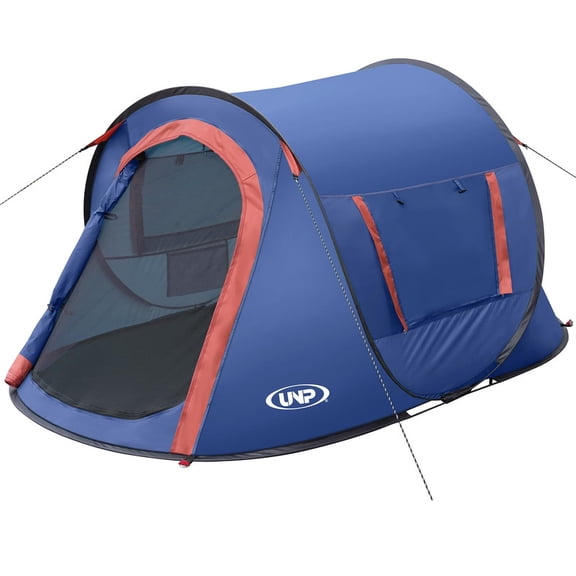 Pop-up Tent, 2 Person Camping Tent,Instant Portable Beach Tent,Easy Pop Up Shade Tents 2 Doors for Camping Hiking & Traveling with Carrying Bag