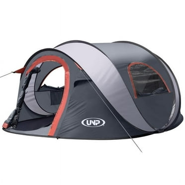 Pop-up Tent, 3 Person Camping Tent, Instant Portable Beach Tent, Easy Pop Up Shade Tents 2 Doors for Camping Hiking & Traveling with Carrying Bag