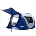 thumbnail image 1 of Pop-up Tent, 3 Person Camping Tent, Instant Portable Beach Tent, Easy Pop Up Shade Tents 2 Doors for Camping Hiking & Traveling with Carrying Bag, 1 of 7