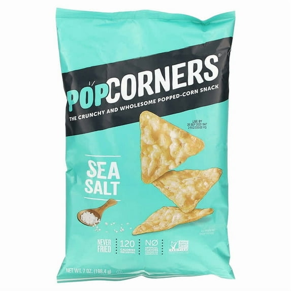 PopCorners, Chips, Sea Salt, 7 oz Pack of 2