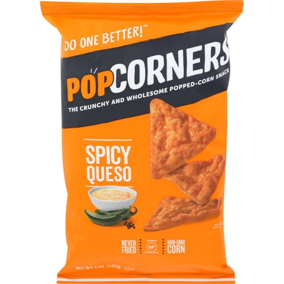 Popcorners - Chips Spicy Queso - 5 Oz, Case of 12