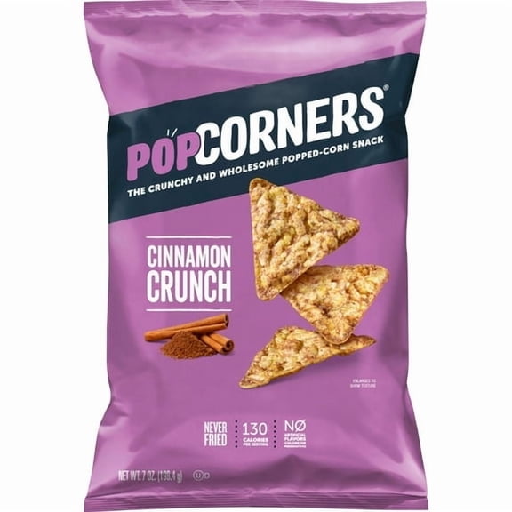 PopCorners Cinnamon Crunch, Gluten Free, 7 oz Bag pack of 1
