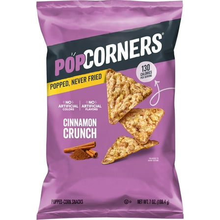 PopCorners No Artificial Colors or Flavors Cinnamon Crunch Popped Corn Chips Bag, 7 oz​