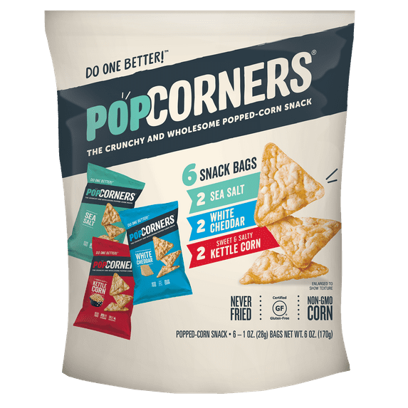 PopCorners Flavor Variety Pack, Gluten Free, 6 Count