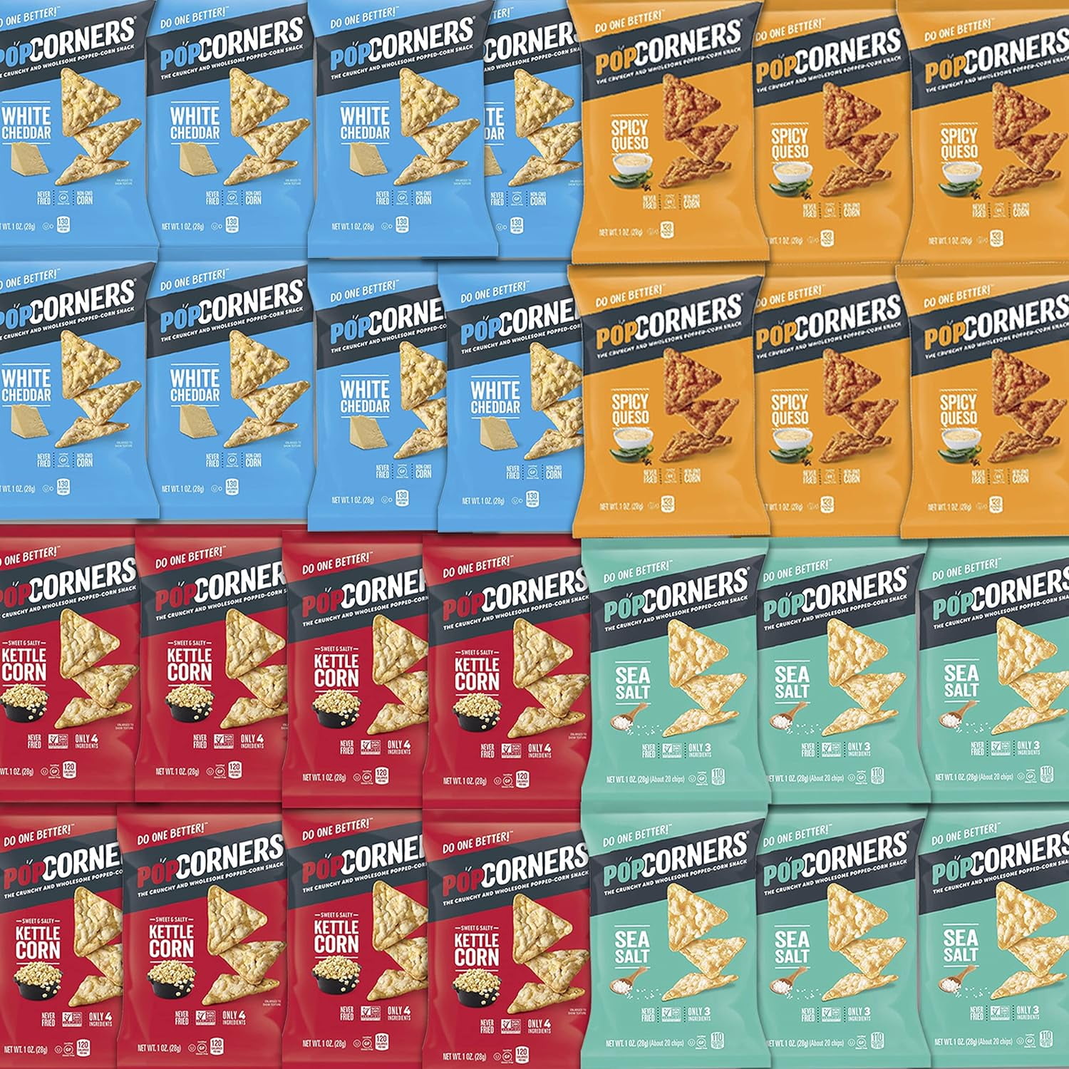 PopCorners Individual Bags Variety Pack (28 Count)