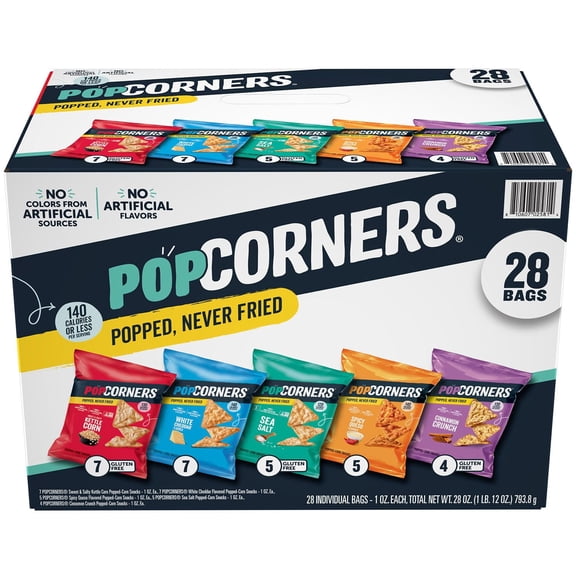 PopCorners Variety Pack Chips, 1 oz, 28 ct.