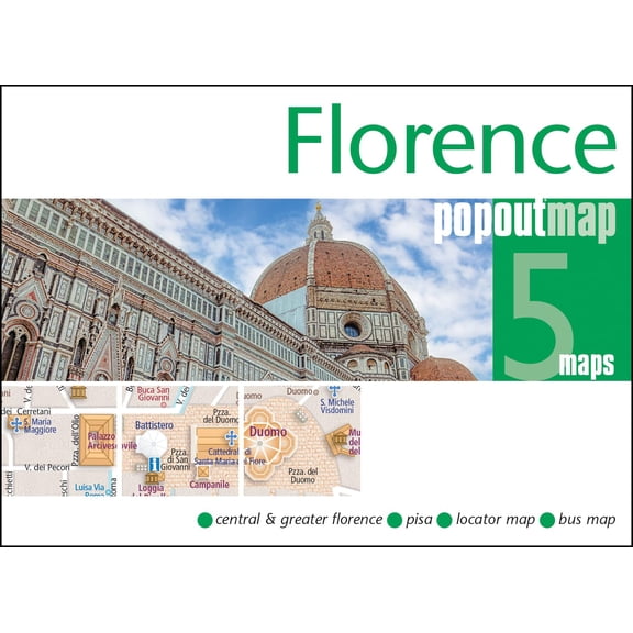 PopOut Maps Florence PopOut Map: pocket size, pop up city map of Florence (Paperback)