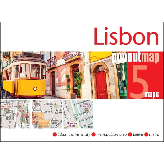 Popout Maps Lisbon Popout Map, (Paperback)