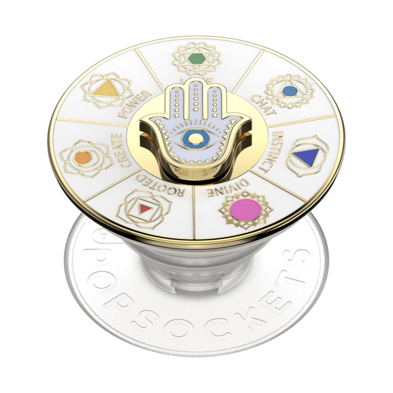 PopSocket: Poptop - Enamel Spinner Chakras - Walmart.com