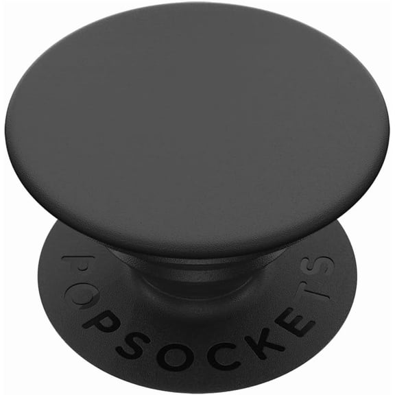 PopSockets Adhesive Phone Grip, Holder, Phone Stand, Black - Black
