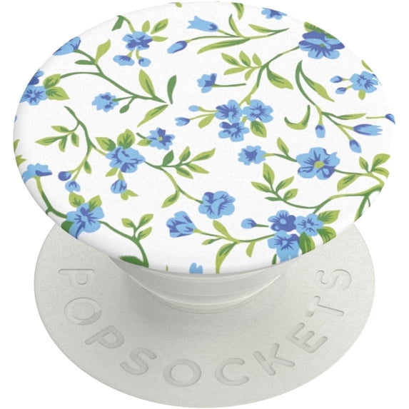 PopSockets Adhesive Phone Grip and Kickstand with Swappable Top - Blue Ditsy