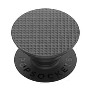 PopSockets Adhesive Phone Grip, Holder, Phone Stand, Black - Knurled Black