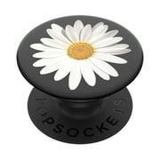 PopSockets Adhesive Phone Grip with Expandable Kickstand and swappable top - White Daisy
