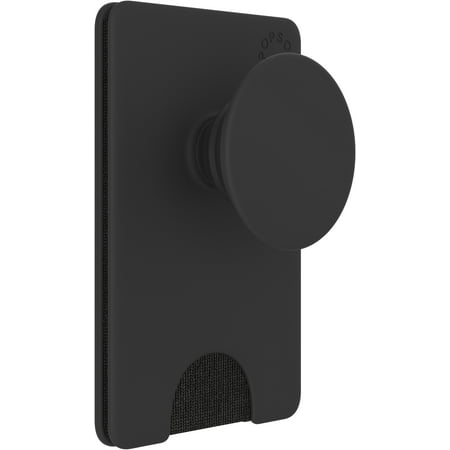 PopSockets - PopWallet+ Case for Most Cell Phones - Black