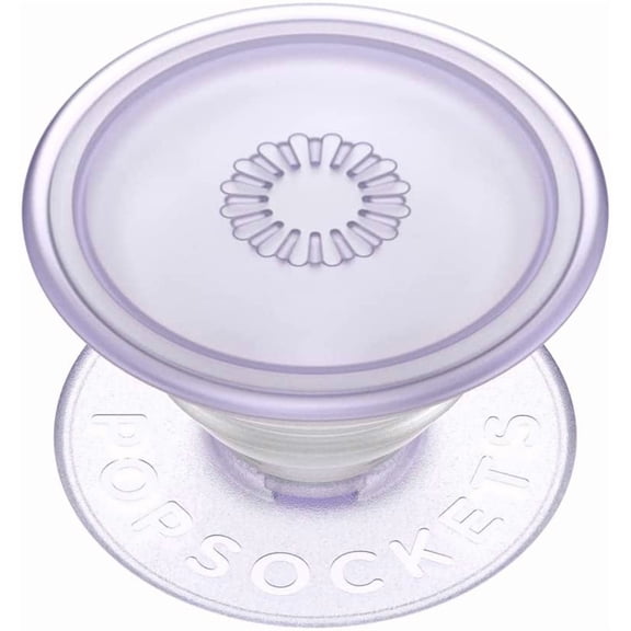 PopSockets Adhesive Phone Grip with Kickstand & Swappable Top - Dusty Lavender Translucent