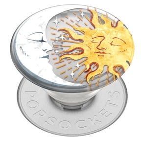 PopSockets Adhesive Phone Grip, Holder, Phone Stand, Plants - Translucent Sun and Moon