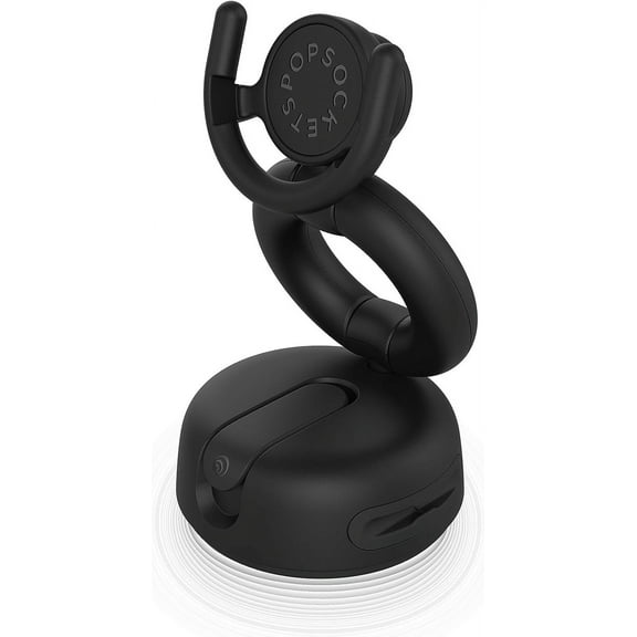 PopSockets Car Dash & Windshield Car Holder for Mobile Phones - Black