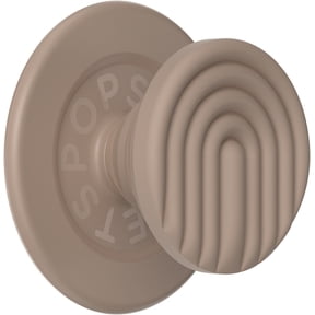 PopSockets Phone Grip for MagSafe, Magnetic Holder, Phone Stand, Neutral - Latte Curves