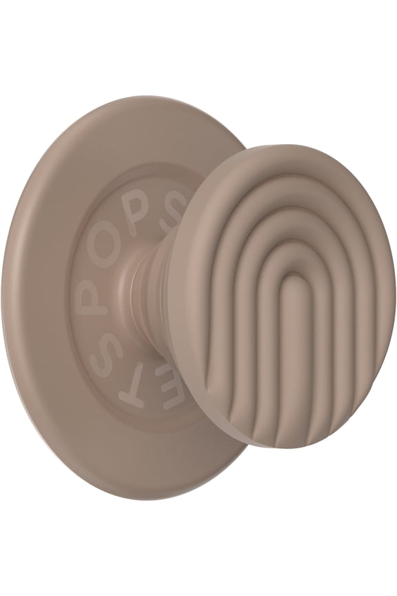 PopGrip for MagSafe, Grip and Stand for Phones and Cases, Remove and Reposition, Swappable Top Curves Latte