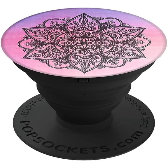 PopSockets: Collapsible Grip & Stand for Phones and Tablets - Charcoal Mandala