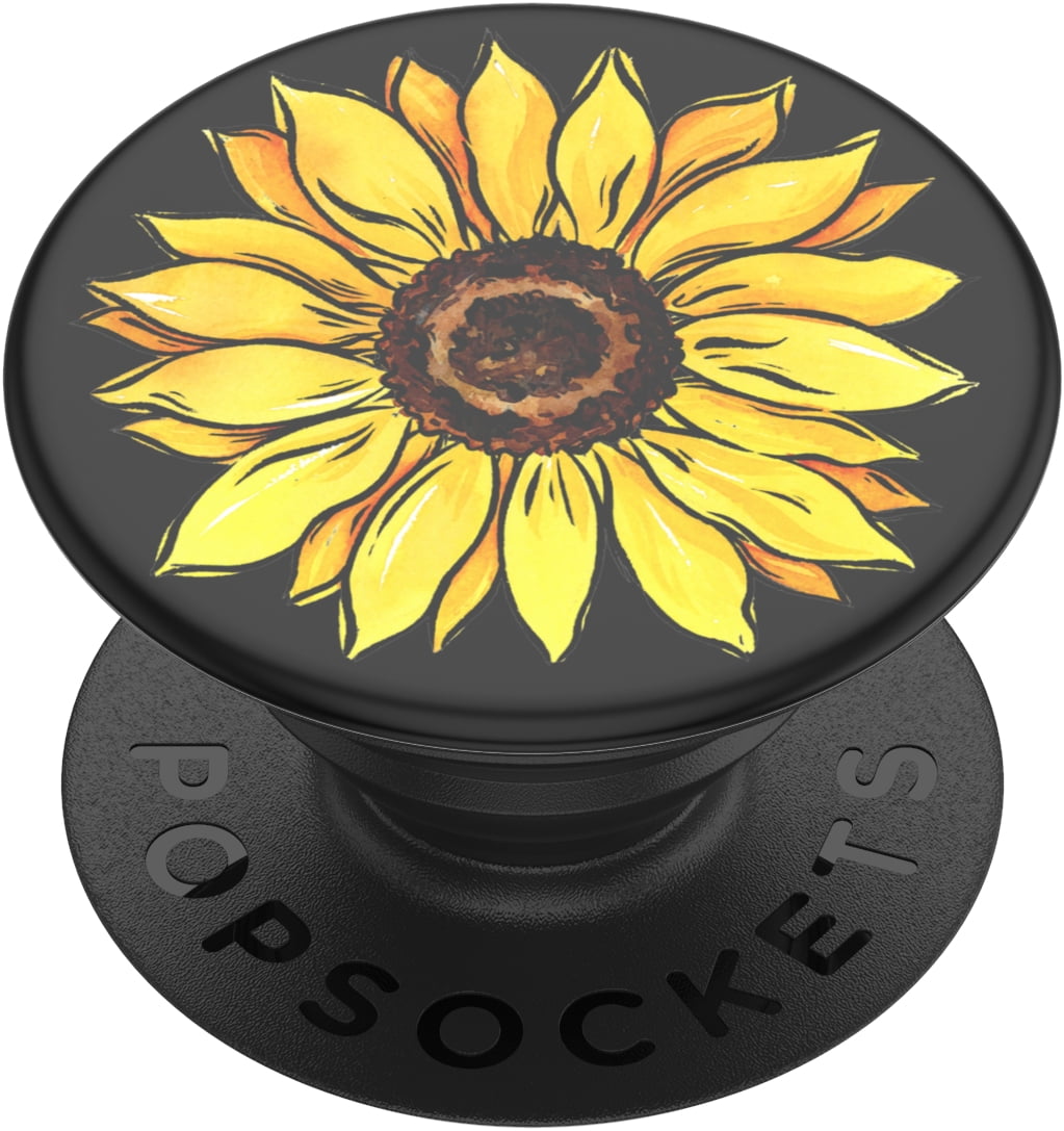 PopSockets Grip with Swappable Top for Cell Phones, PopGrip Sunny Side