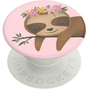PopSockets Grip with Swappable Top for Cell Phones, PopGrip Sweet Sloth