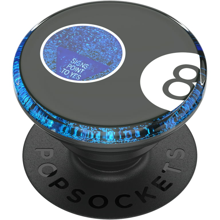 PopSockets Grip with Swappable Top for Cell Phones, PopGrip Tidepool Magic  8 Ball 
