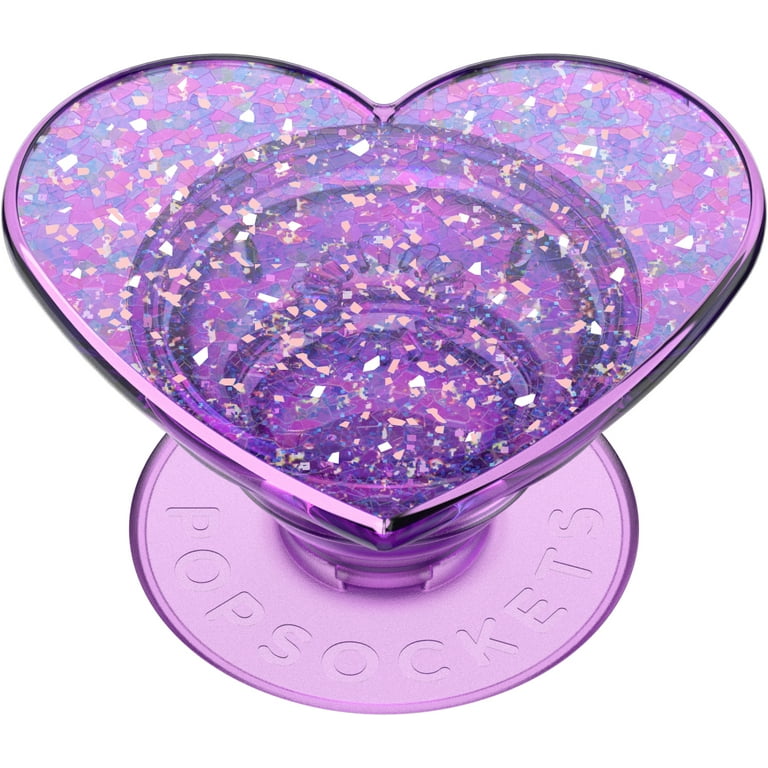 PopSockets Iridescent Confetti Dreamy Heart Premium Phone Grip