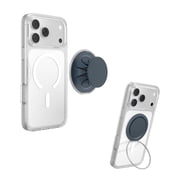 PopSockets Low-Pro Grip for MagSafe Ultra Thin Phone Grip and Stand, Navy Blue - Navy