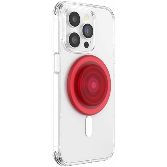 PopSockets Phone Grip for MagSafe, Magnetic Holder, Phone Stand, Red - Blanchette Red