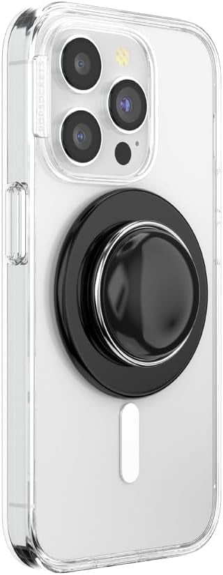 PopSockets Phone Grip for MagSafe, Magnetic Holder, Phone Stand, Black - BonBon Black