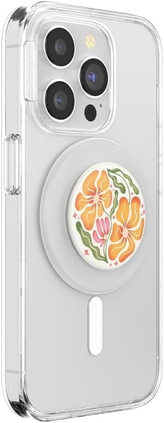 PopSockets Phone Grip for MagSafe, Magnetic Holder, Phone Stand, Boho - Desert Garden