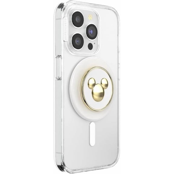 PopSockets Phone Grip for MagSafe, Magnetic Holder, Phone Stand, Disney - Enamel Mickey