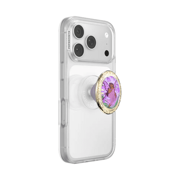 PopSockets MagSafe Phone Grip with Kickstand and Swappable Top - Enamel Fleur de Lune