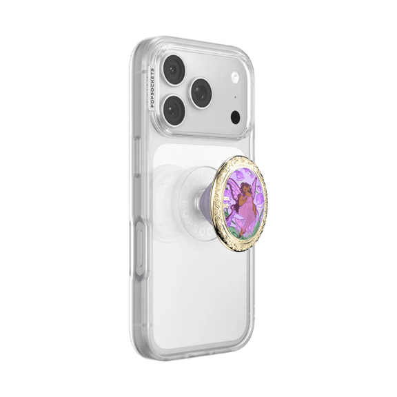 PopSockets MagSafe Phone Grip with Kickstand and Swappable Top - Enamel Fleur de Lune