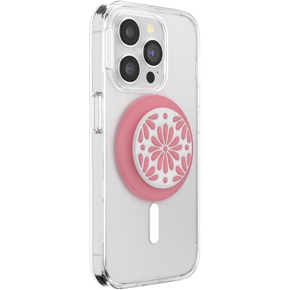 PopSockets Phone Grip for MagSafe, Magnetic Holder, Phone Stand, Boho - Glazed Putty