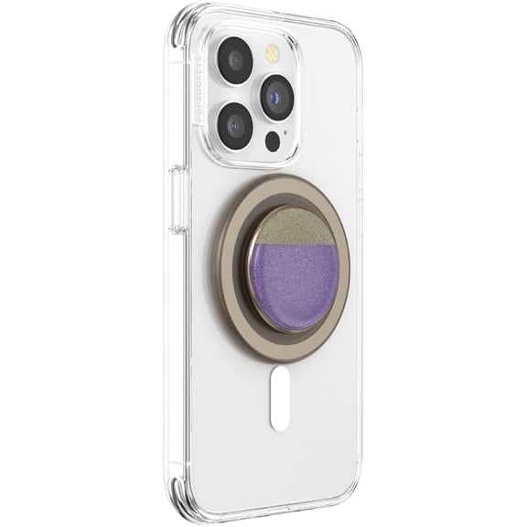 PopSockets Phone Grip for MagSafe, Magnetic Holder, Phone Stand, Lavender - Lavender