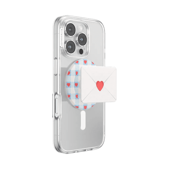 PopSockets MagSafe Phone Grip with Kickstand and Swappable Top - Love Letter