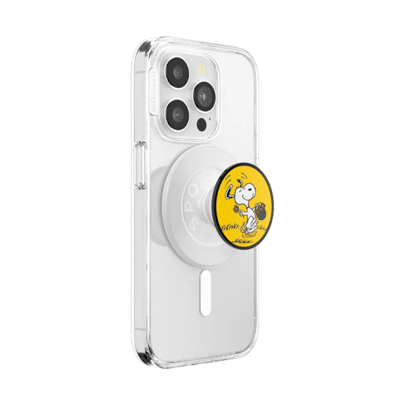 PopSockets Phone Grip for MagSafe, Magnetic Holder, Phone Stand, Snoopy - Sitting Snoopy