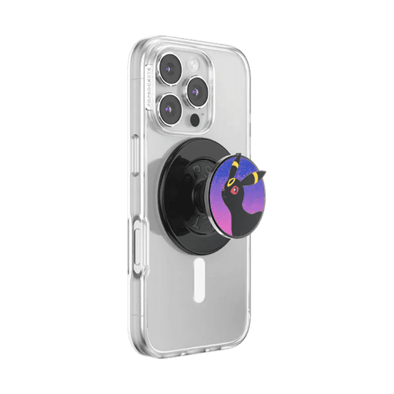 PopSockets MagSafe Phone Grip with Kickstand and Swappable Top, Pokemon - Enamel Umbreon Moonlight
