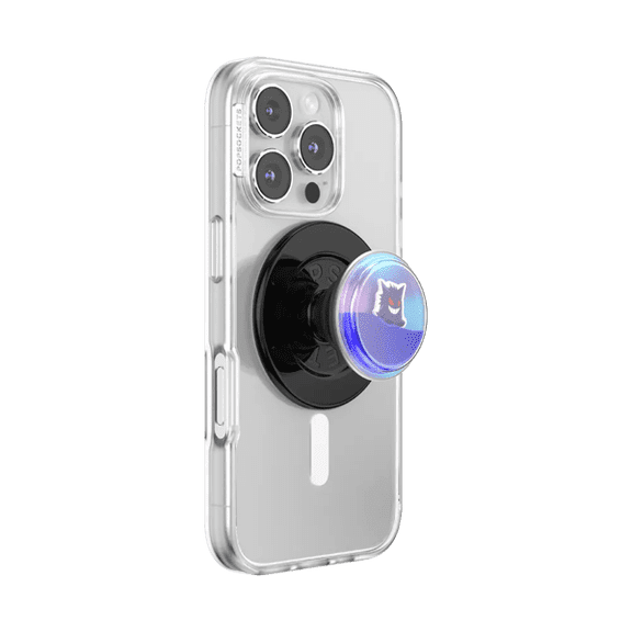 PopSockets Phone Grip for MagSafe, Magnetic Holder, Phone Stand, Pokemon - Squishy Gengar Shadow Ball