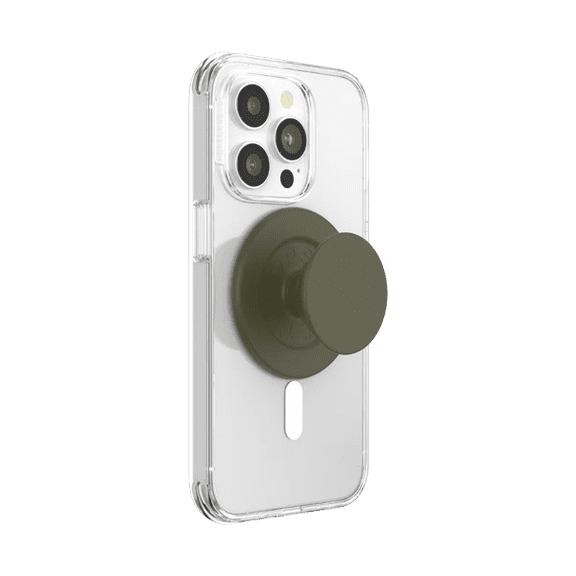 PopSockets Phone Grip for MagSafe, Magnetic Holder, Phone Stand, Green - Soft Touch Fatigue