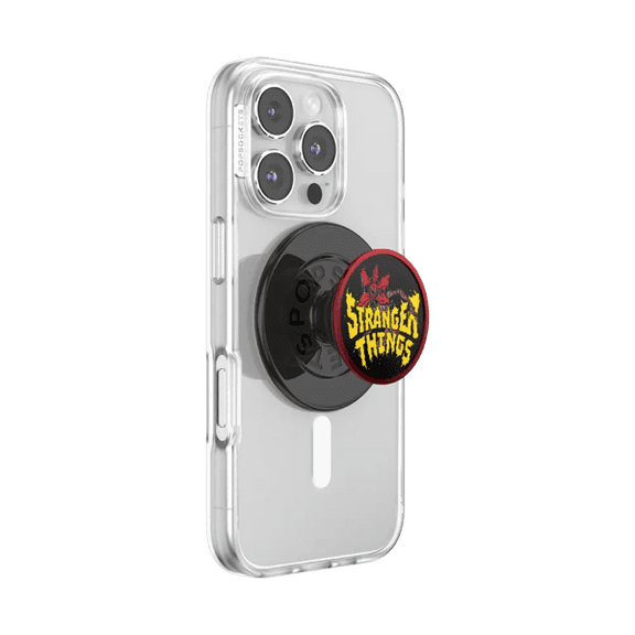 PopSockets MagSafe Phone Grip with Kickstand and Swappable Top - Stranger Things Enamel The Crawl Begins