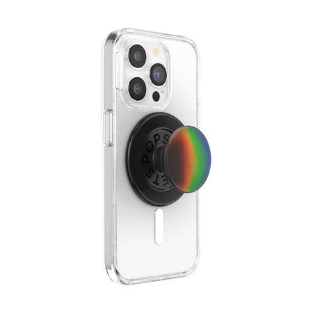 PopSockets Phone Grip for MagSafe, Magnetic Holder, Phone Stand, Black - Thermocromatic
