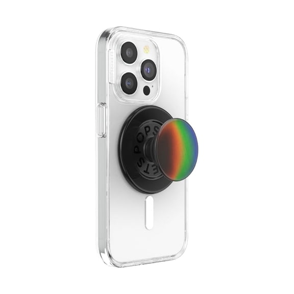 PopSockets Phone Grip for MagSafe, Magnetic Holder, Phone Stand, Black - Thermocromatic